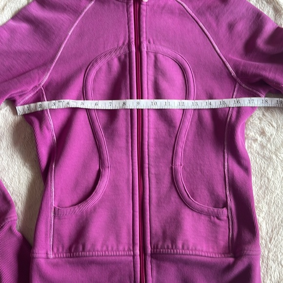 LULULEMON Pink/Purple Scuba Full Zip Hoodie Size 6 - Picture 7 of 12